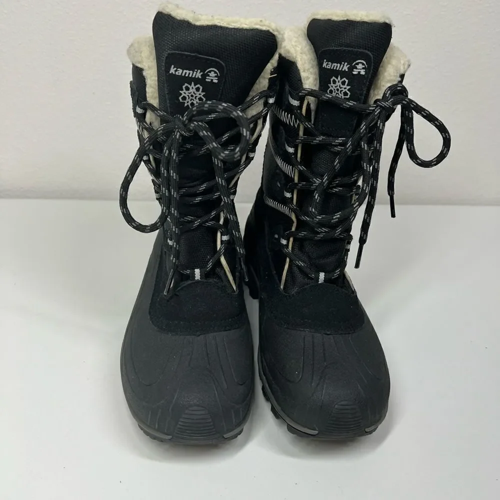 Kamik Sainteanne Waterproof Insulated Boots Size 10 Black